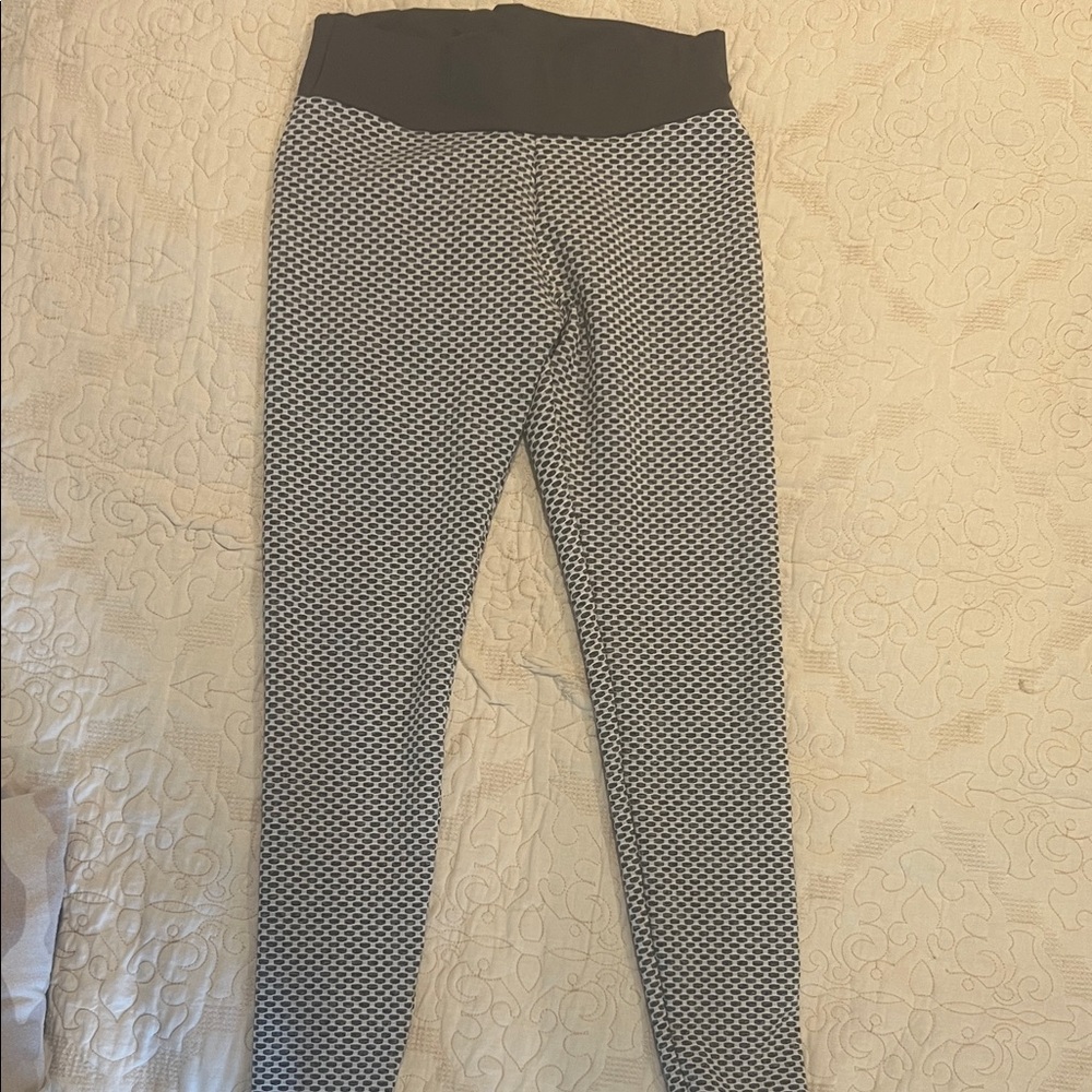Stylish Black and White Leggings
